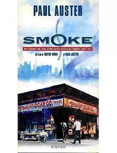 Le livre Smoke, suivi du conte de Noël d'Augie Wren et Brooklyn Boogie - Paul Auster - Actes Sud