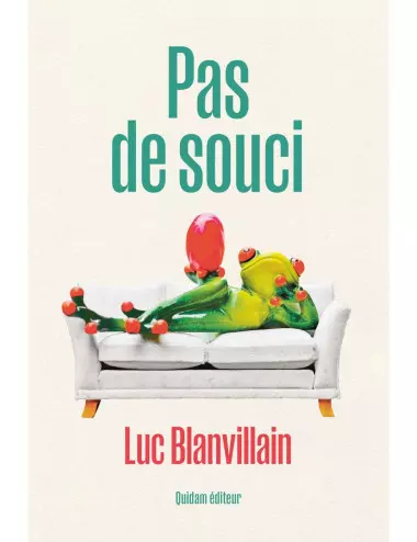 Le livre Pas de souci de Luc Blanvillain Quidam Editeur